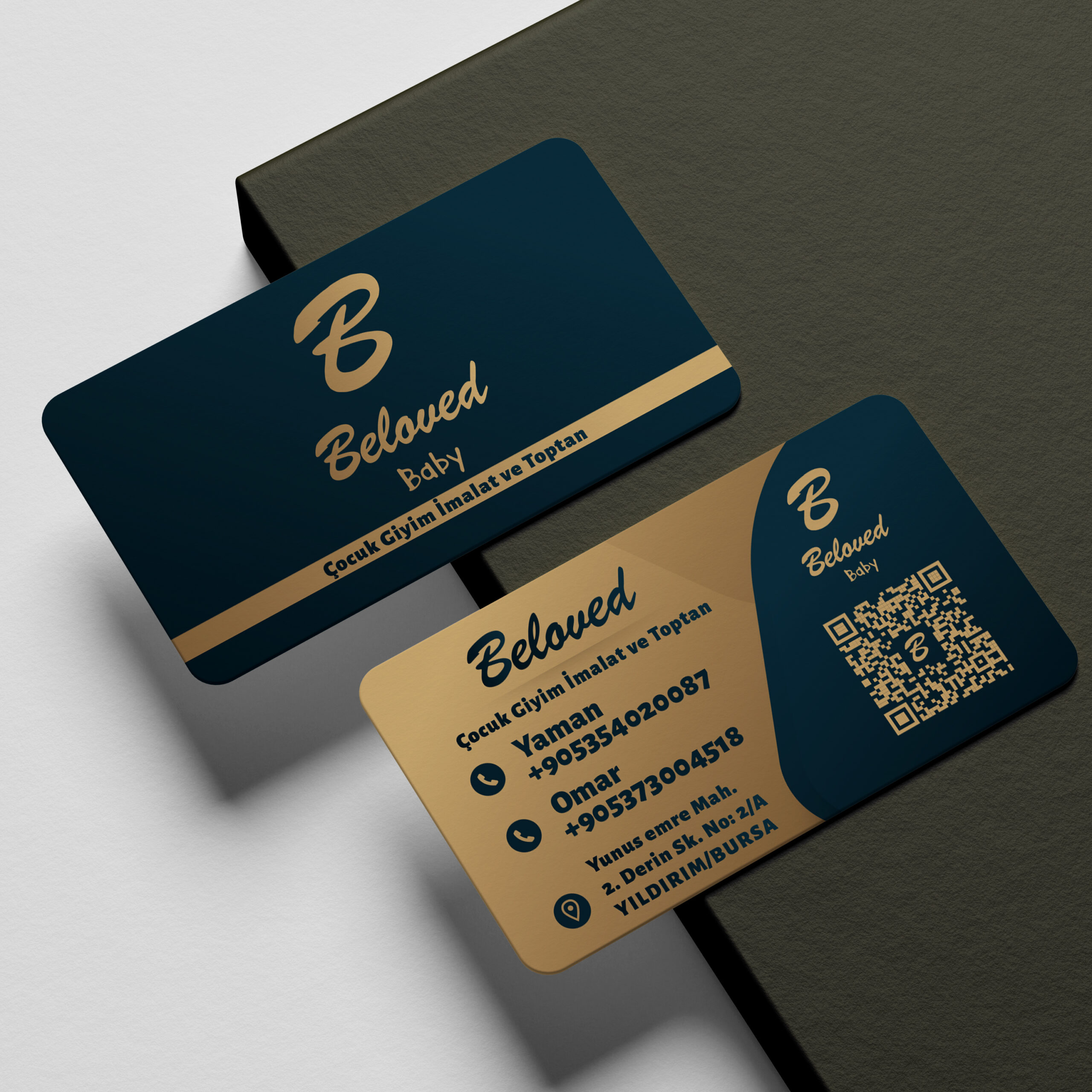 Business Card Design For BELOUED BABY